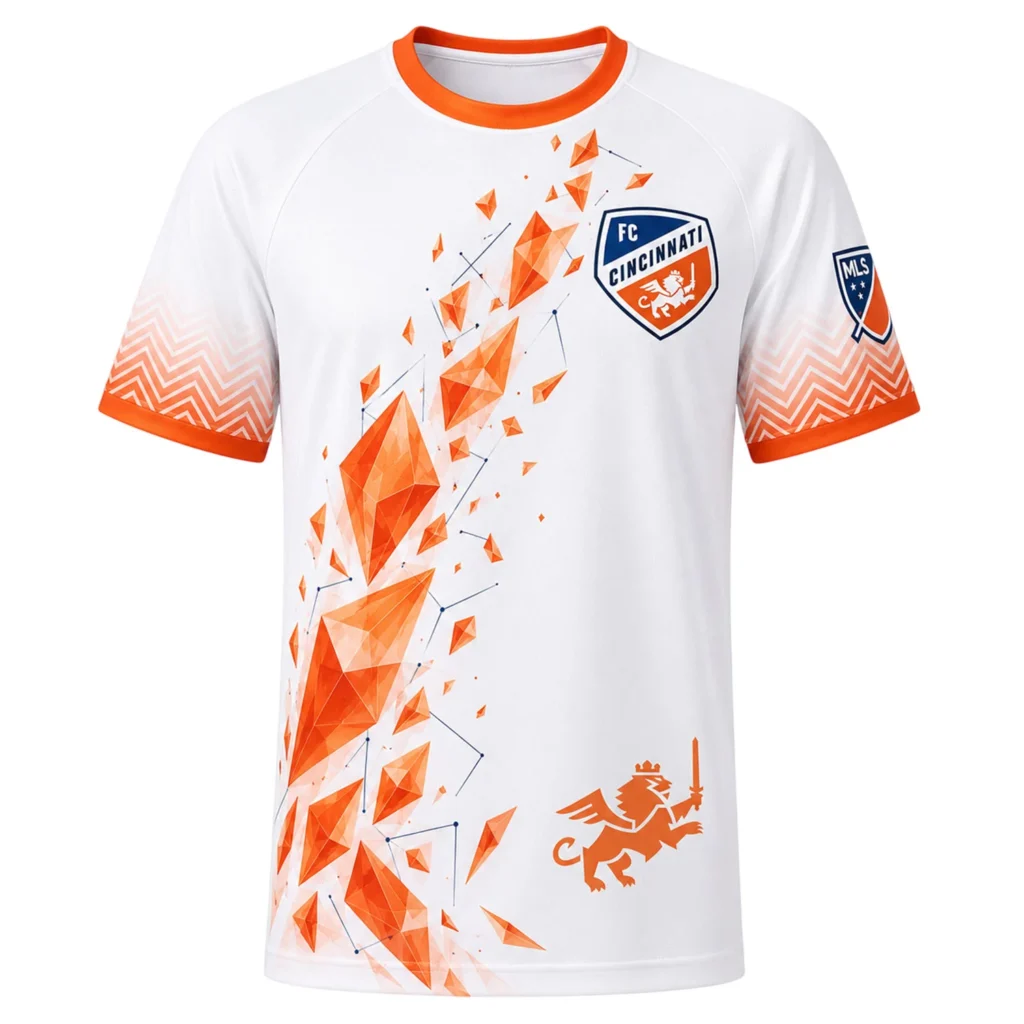 FC Cincinnati White Jersey Custom – Dazzling Fan Wear