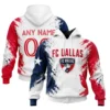 FC Dallas Hoodie Custom Name & Number Special Fan Apparel