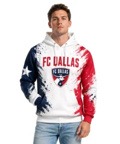FC Dallas Hoodie Custom Name & Number Special Fan Apparel