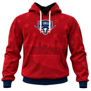 FC Dallas Red Hoodies Legendary Team Fan Merch
