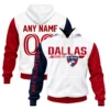 FC Dallas Retro Hoodie Custom Name & Number Legendary Fan Gift
