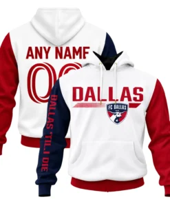 FC Dallas Retro Hoodie Custom Name & Number Legendary Fan Gift