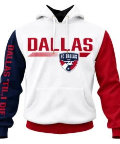FC Dallas Retro Hoodie Custom Name & Number Legendary Fan Gift