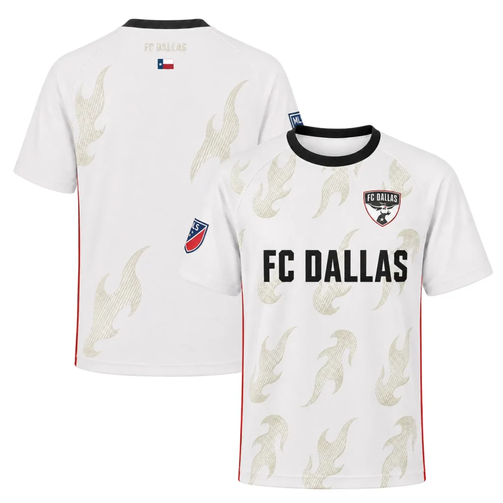 FC Dallas White Soccer Jersey - Bold MLS Fan Merch