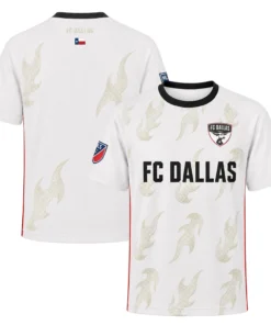 FC Dallas White Soccer Jersey - Bold MLS Fan Merch