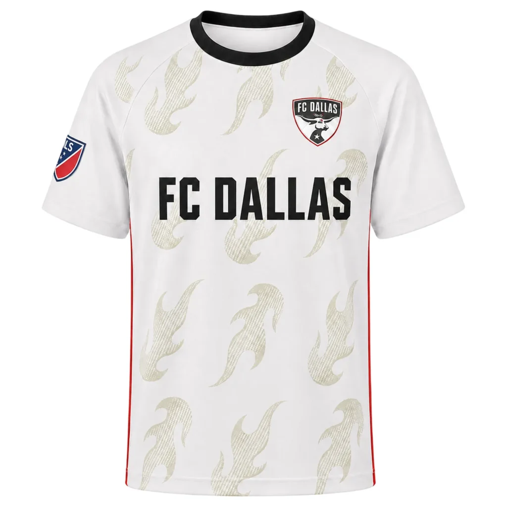 FC Dallas White Soccer Jersey - Bold MLS Fan Merch