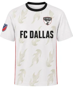 FC Dallas White Soccer Jersey - Bold MLS Fan Merch