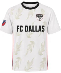 FCD Custom White Jersey – Unique FC Dallas Name & Number