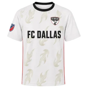 FCD Custom White Jersey – Unique FC Dallas Name & Number