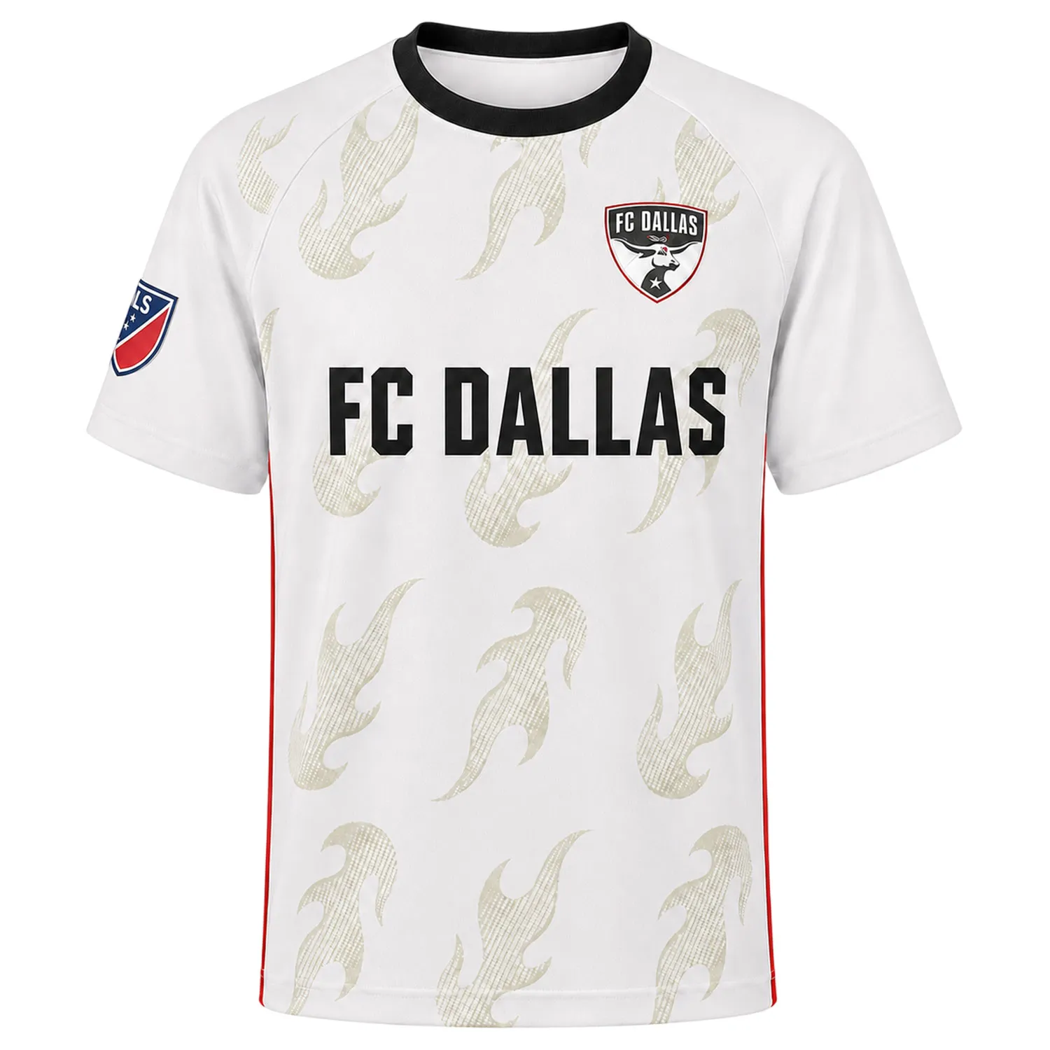 FCD Custom White Jersey – Unique FC Dallas Name & Number