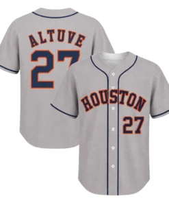 Houston Astros Altuve Baseball Jersey Remarkable Gray