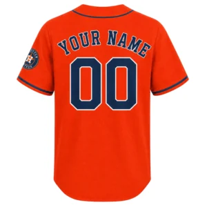 Houston Astros Baseball Jersey Custom Exclusive Orange