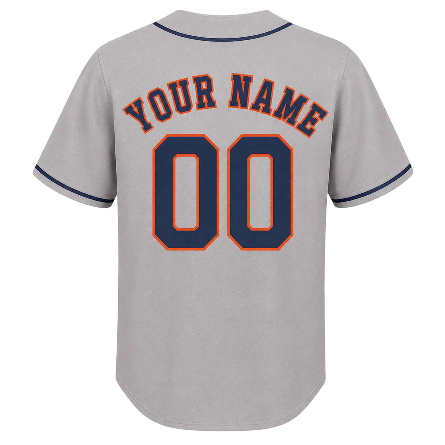 Houston Astros Fan Jersey Custom Vibrant Gray Style