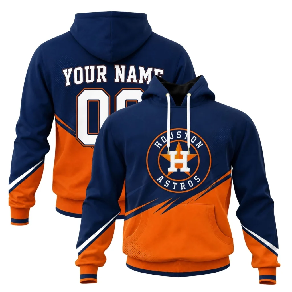 Houston Astros Hoodie Custom Exclusive Color Block Design