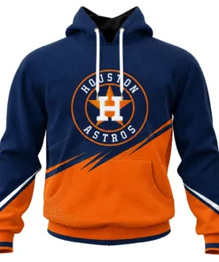Houston Astros Hoodie Custom Exclusive Color Block Design