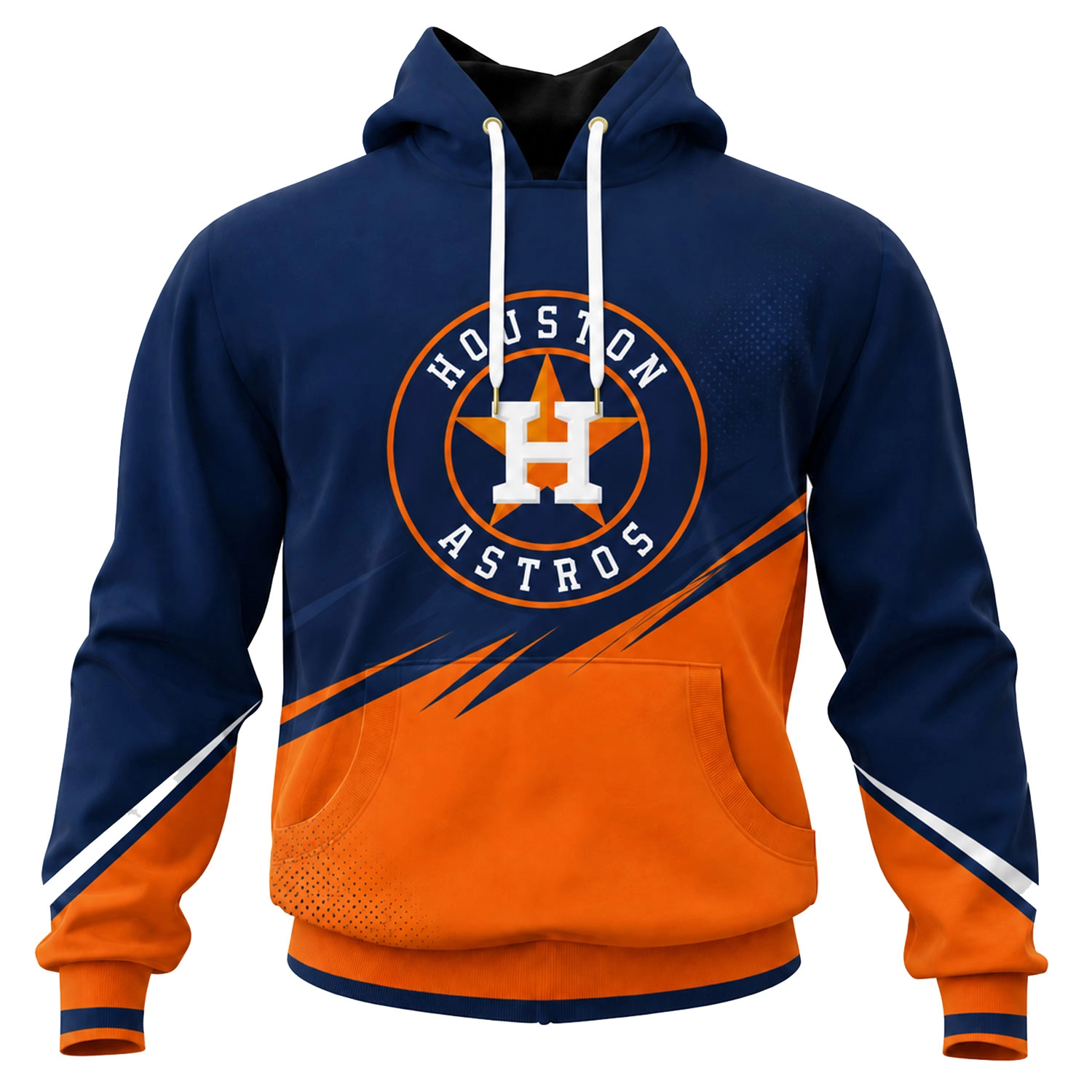 Houston Astros Hoodie Custom Exclusive Color Block Design