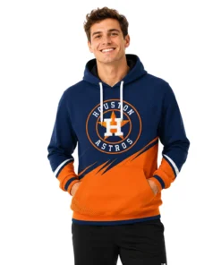 Houston Astros Hoodie Custom Exclusive Color Block Design