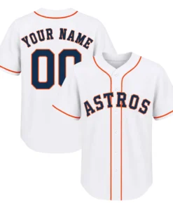 Houston Astros Jersey Custom Elite White Style