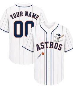 Houston Astros Snoopy Jersey Custom Brilliant Fan Gear
