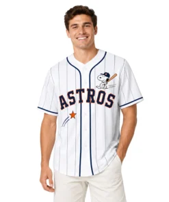 Houston Astros Snoopy Jersey Custom Brilliant Fan Gear