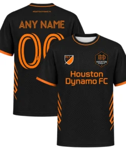 Houston Dynamo Custom Jersey Stunning Geo Line Style