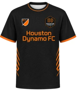 Houston Dynamo Custom Jersey Stunning Geo Line Style