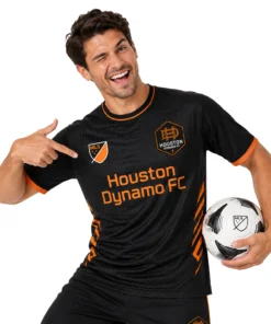 Houston Dynamo Custom Jersey Stunning Geo Line Style