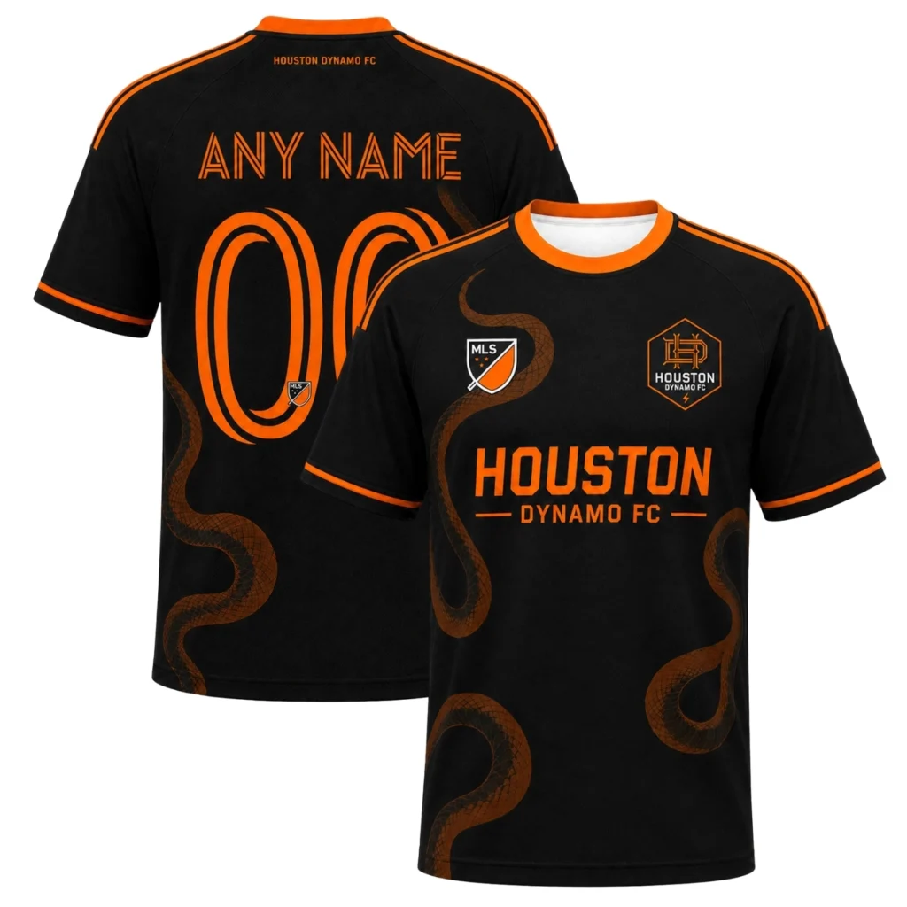 Houston Dynamo FC Custom Jersey Elite Snake Graphic