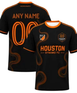 Houston Dynamo FC Custom Jersey Elite Snake Graphic