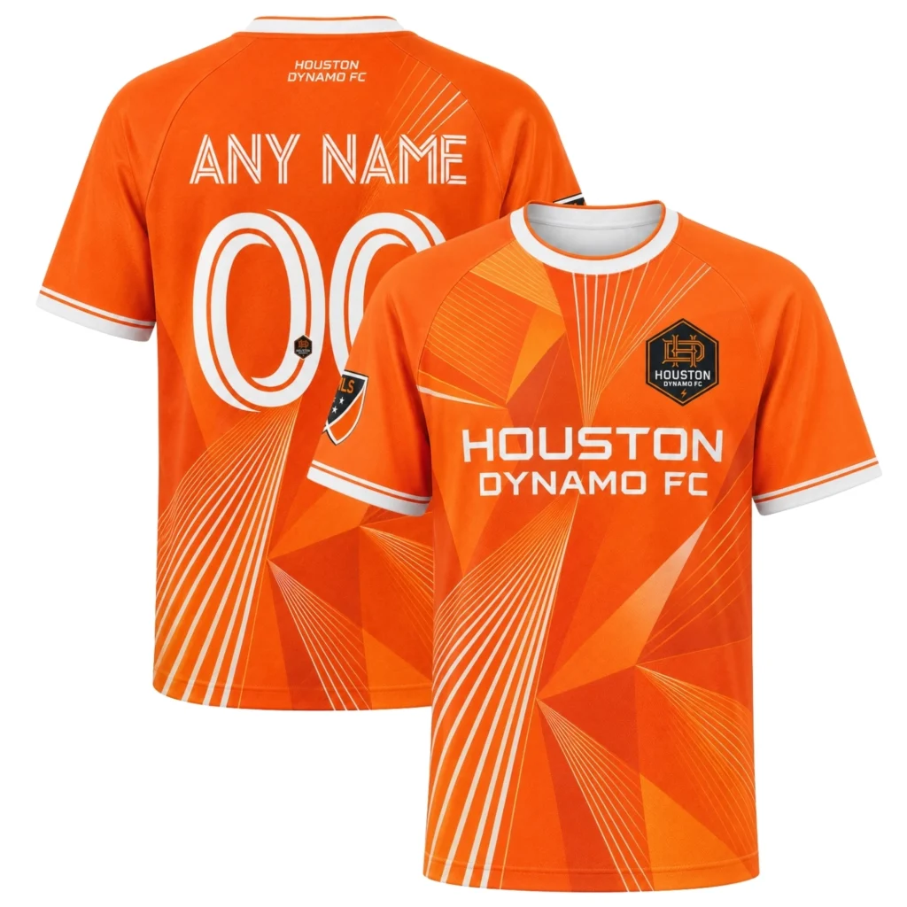 Houston Dynamo FC Jersey Custom – Stunning Line Art