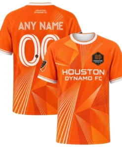 Houston Dynamo FC Jersey Custom – Stunning Line Art