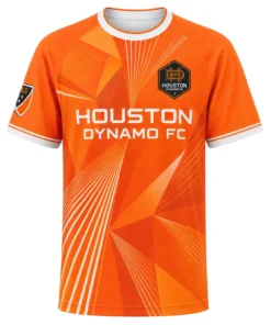 Houston Dynamo FC Jersey Custom – Stunning Line Art