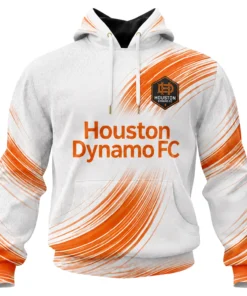 Houston Dynamo FC Soccer Hoodie Custom Stunning Wave Graphic