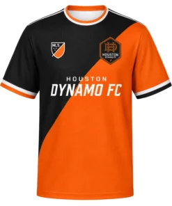 Houston Dynamo FC Soccer Jersey Custom Vibrant Split