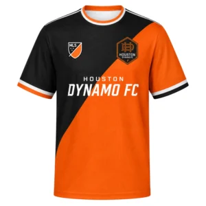 Houston Dynamo FC Soccer Jersey Custom Vibrant Split