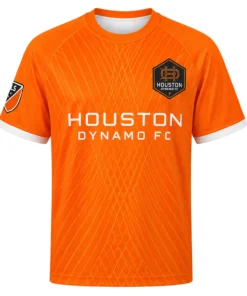 Houston Dynamo Jersey Personalized Vibrant Wave Design