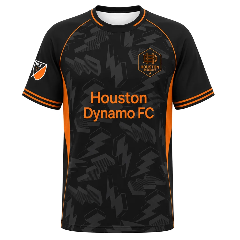 Houston Dynamo MLS Jersey Custom – Exclusive Lightning