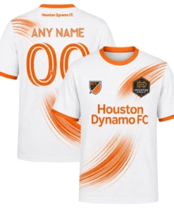 Houston Dynamo Personalized Jersey Dynamic Orange Wave