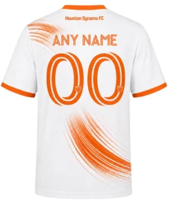 Houston Dynamo Personalized Jersey Dynamic Orange Wave
