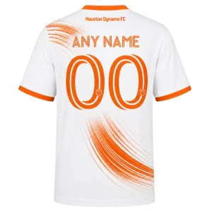 Houston Dynamo Personalized Jersey Dynamic Orange Wave