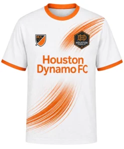 Houston Dynamo Personalized Jersey Dynamic Orange Wave
