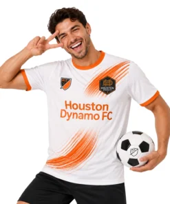 Houston Dynamo Personalized Jersey Dynamic Orange Wave