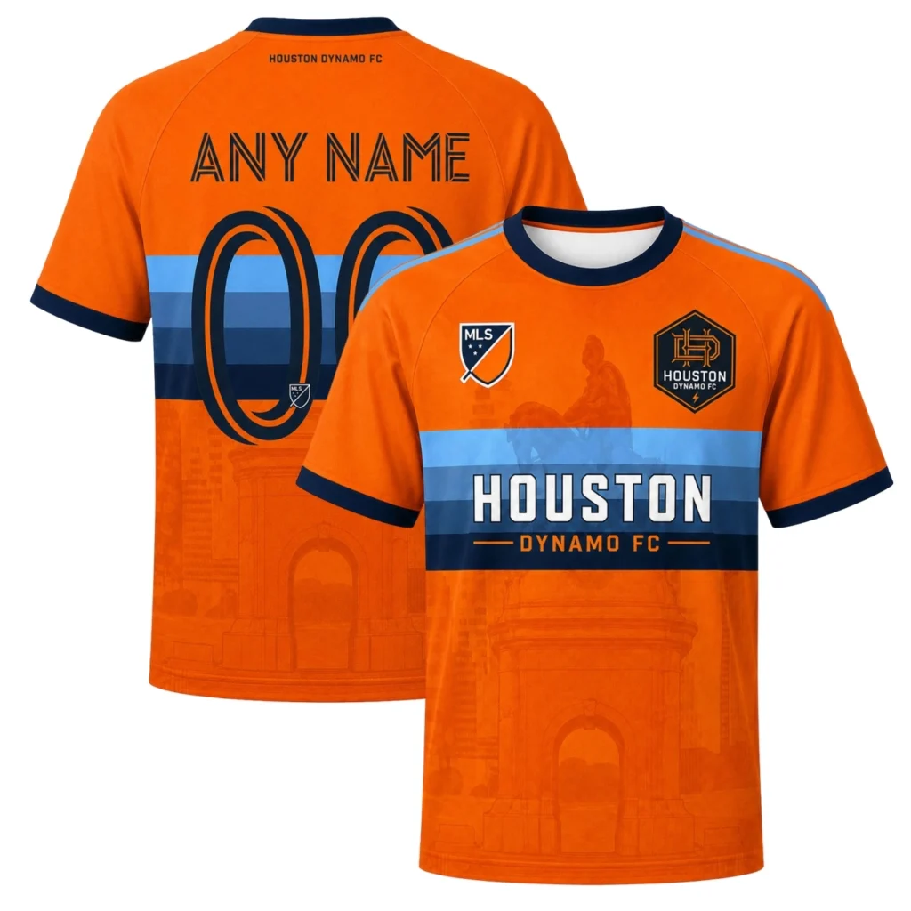 Houston Dynamo Soccer Fan Jersey – Remarkable Cityscape