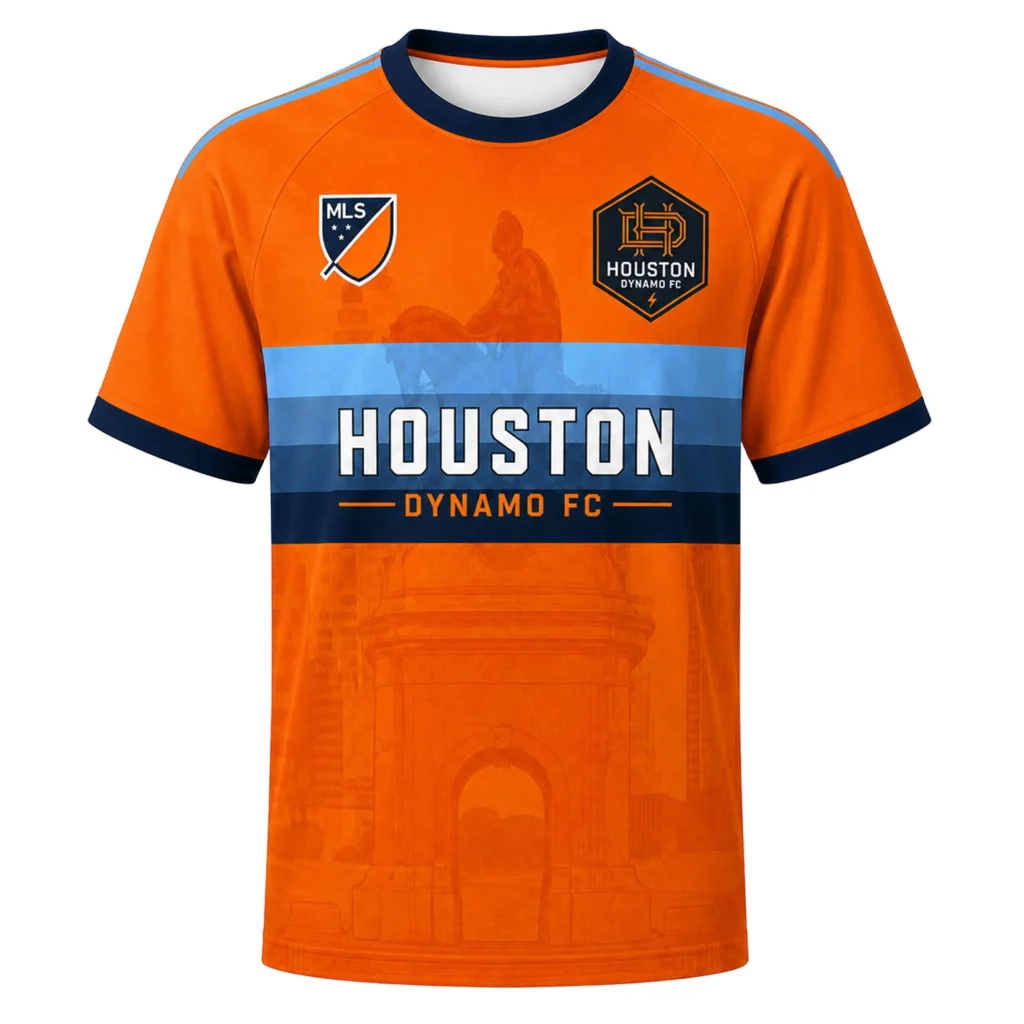 Houston Dynamo Soccer Fan Jersey – Remarkable Cityscape
