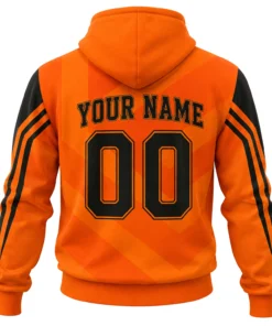 Houston Dynamo Soccer Hoodie Custom Vibrant Chevron Design