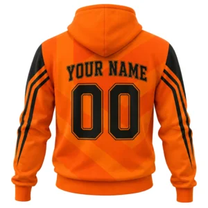 Houston Dynamo Soccer Hoodie Custom Vibrant Chevron Design