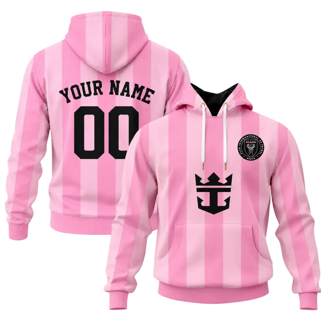 Inter Miami CF Hoodie Custom Pink – Radiant Fan Apparel