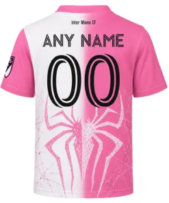 Inter Miami Fan X Spiderman Custom Jersey – Pink White Charming Style