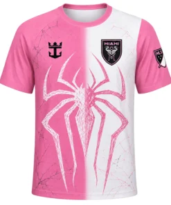 Inter Miami Fan X Spiderman Custom Jersey – Pink White Charming Style