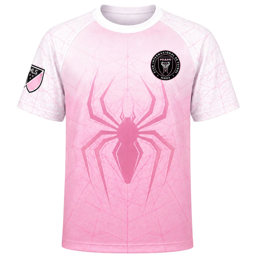 Inter Miami Personalized Spiderman Jersey – Dynamic